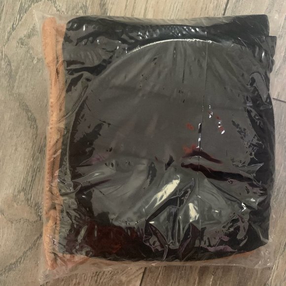 NWT RHONDA SHEAR 2 PIECE UNDERWIRE BANDEAU BRA'S W/REMOVABLE PADS BLACK/CARAMEL - Picture 11 of 11